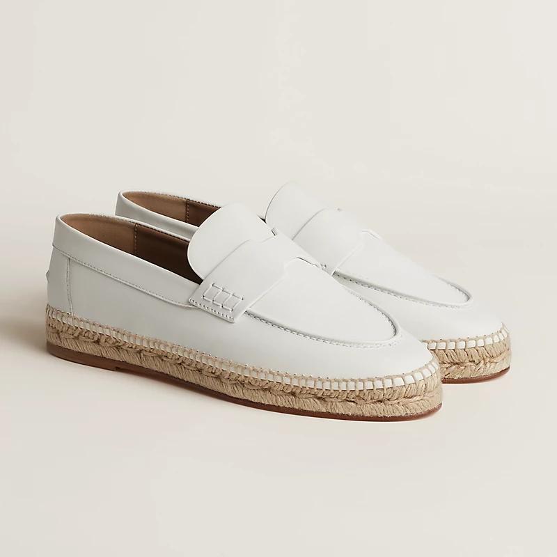 Giày Hermes Trip Espadrille Nữ Trắng